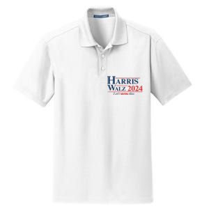 Harris Walz 2024 Kamala Harris Tim Walz President Dry Zone Grid Polo