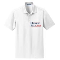 Harris Walz 2024 Kamala Harris Tim Walz President Dry Zone Grid Polo