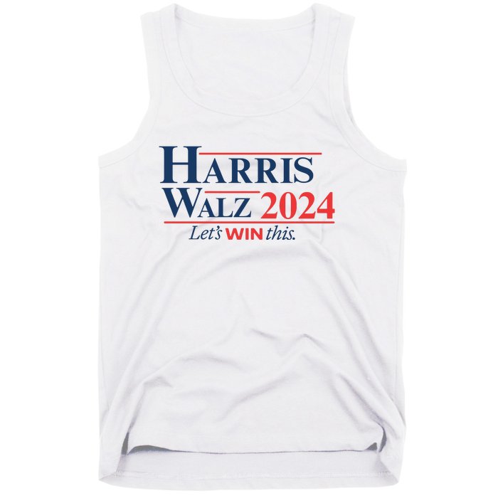 Harris Walz 2024 Kamala Harris Tim Walz President Tank Top