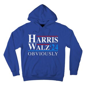 Harris Walz 2024 Obviously Kamala Harris Tim Waltz Hoodie