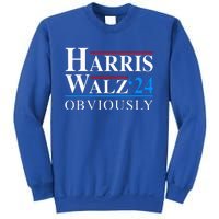 Harris Walz 2024 Obviously Kamala Harris Tim Waltz Sweatshirt