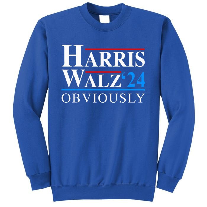 Harris Walz 2024 Obviously Kamala Harris Tim Waltz Sweatshirt