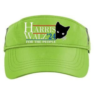 Harris Waltz 2024 For The People Cat Lady Kamala Harris 2024 Adult Drive Performance Visor