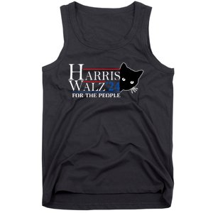 Harris Waltz 2024 For The People Cat Lady Kamala Harris 2024 Tank Top