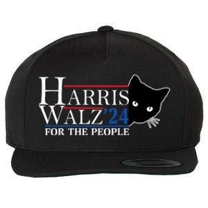 Harris Waltz 2024 For The People Cat Lady Kamala Harris 2024 Wool Snapback Cap