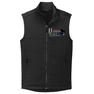 Harris Waltz 2024 For The People Cat Lady Kamala Harris 2024 Collective Smooth Fleece Vest