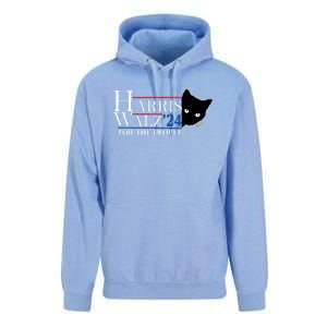 Harris Waltz 2024 For The People Cat Lady Kamala Harris 2024 Unisex Surf Hoodie