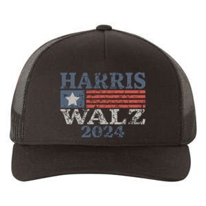 Harris Waltz 2024 Election Kamala Harris Tim Waltz 2024 Yupoong Adult 5-Panel Trucker Hat