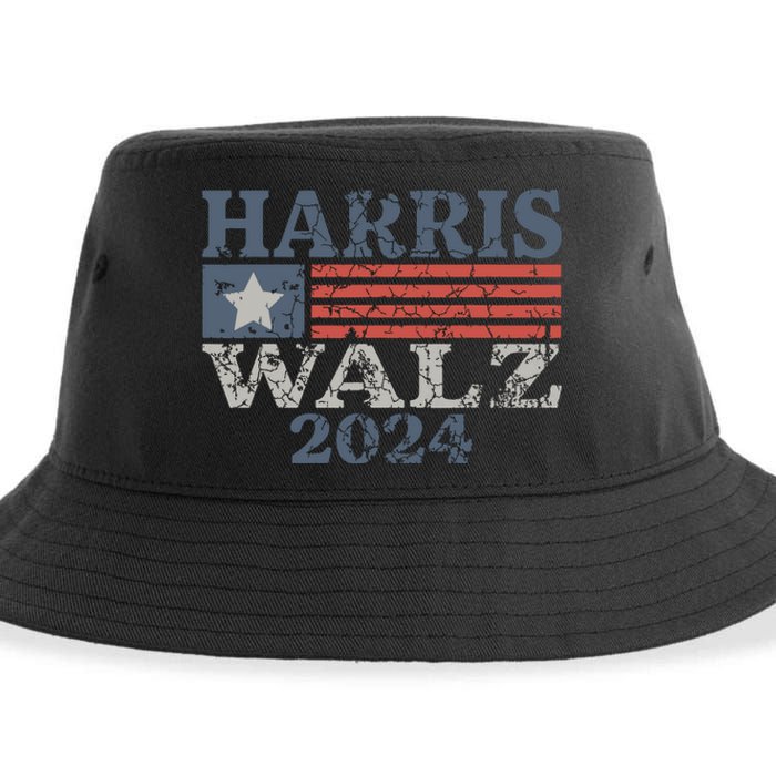 Harris Waltz 2024 Election Kamala Harris Tim Waltz 2024 Sustainable Bucket Hat