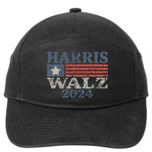 Harris Waltz 2024 Election Kamala Harris Tim Waltz 2024 7-Panel Snapback Hat