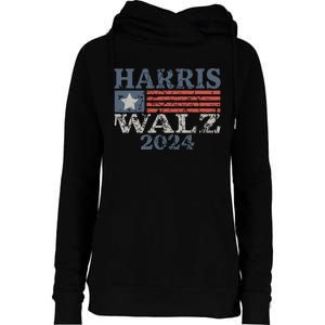 Harris Waltz 2024 Election Kamala Harris Tim Waltz 2024 Womens Funnel Neck Pullover Hood