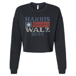 Harris Waltz 2024 Election Kamala Harris Tim Waltz 2024 Cropped Pullover Crew