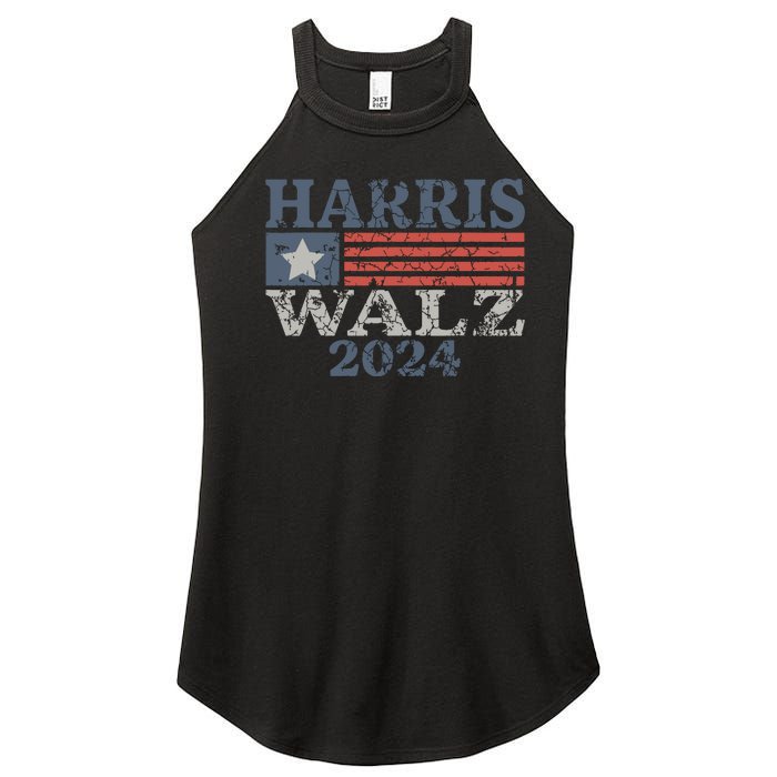 Harris Waltz 2024 Election Kamala Harris Tim Waltz 2024 Women's Perfect Tri Rocker Tank