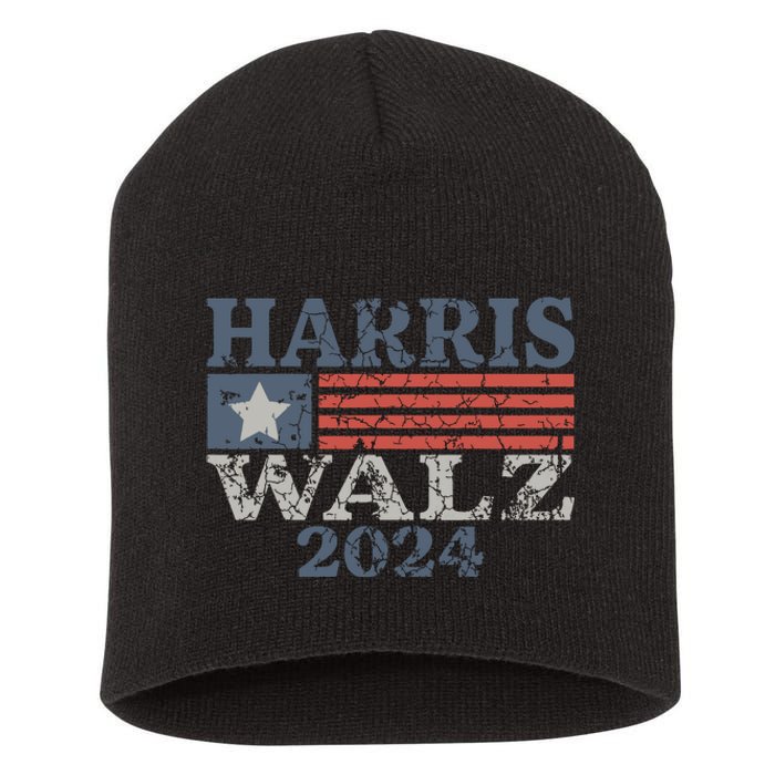 Harris Waltz 2024 Election Kamala Harris Tim Waltz 2024 Short Acrylic Beanie