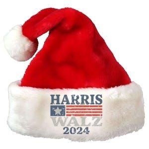 Harris Waltz 2024 Election Kamala Harris Tim Waltz 2024 Premium Christmas Santa Hat