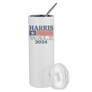 Harris Waltz 2024 Election Kamala Harris Tim Waltz 2024 Stainless Steel Tumbler