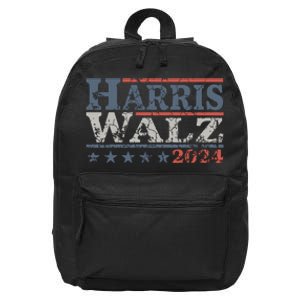 Harris Waltz 2024 Election Kamala Harris Tim Waltz 2024 16 in Basic Backpack