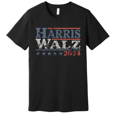 Harris Waltz 2024 Election Kamala Harris Tim Waltz 2024 Premium T-Shirt