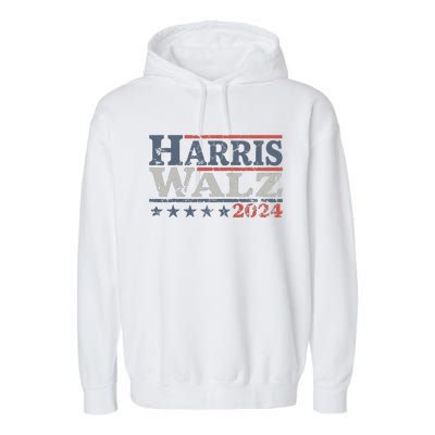 Harris Waltz 2024 Election Kamala Harris Tim Waltz 2024 Garment-Dyed Fleece Hoodie