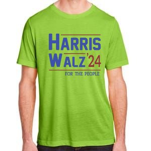 Harris Walz 2024 President American Flag Kamala Harris Waltz Adult ChromaSoft Performance T-Shirt