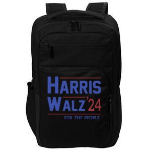 Harris Walz 2024 President American Flag Kamala Harris Waltz Impact Tech Backpack