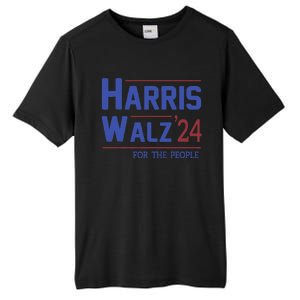 Harris Walz 2024 President American Flag Kamala Harris Waltz Tall Fusion ChromaSoft Performance T-Shirt