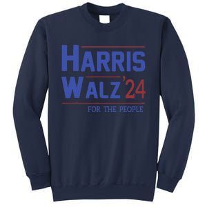 Harris Walz 2024 President American Flag Kamala Harris Waltz Sweatshirt