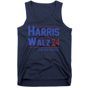 Harris Walz 2024 President American Flag Kamala Harris Waltz Tank Top