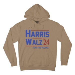 Harris Walz 2024 President American Flag Kamala Harris Waltz Hoodie