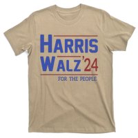 Harris Walz 2024 President American Flag Kamala Harris Waltz T-Shirt