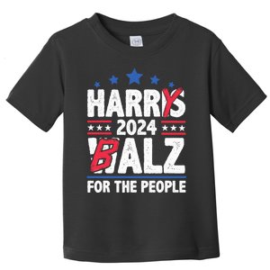 Harris Walz 24 Harry Balz 2024 Meme Democratics Vote Toddler T-Shirt