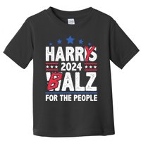 Harris Walz 24 Harry Balz 2024 Meme Democratics Vote Toddler T-Shirt