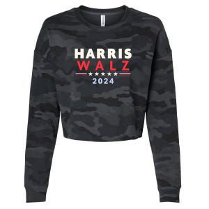 Harris Walz 2024 Election Cropped Pullover Crew