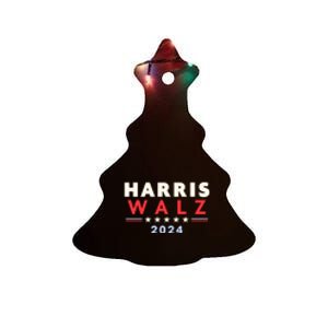 Harris Walz 2024 Election Ceramic Tree Ornament