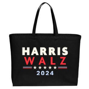 Harris Walz 2024 Election Cotton Canvas Jumbo Tote