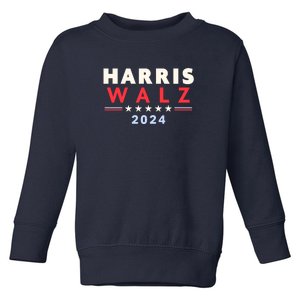 Harris Walz 2024 Election Toddler Sweatshirt