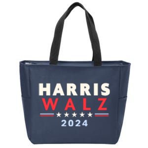 Harris Walz 2024 Election Zip Tote Bag