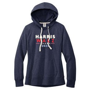 Harris Walz 2024 Election Women's Fleece Hoodie