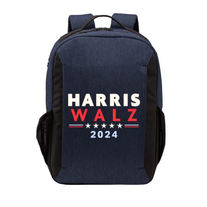 Harris Walz 2024 Election Vector Backpack