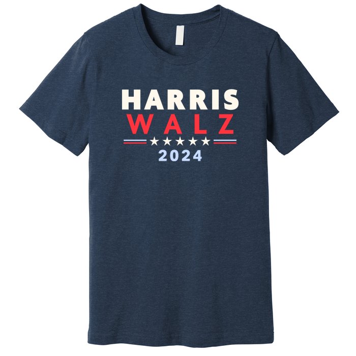 Harris Walz 2024 Election Premium T-Shirt