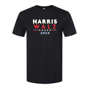 Harris Walz 2024 Election Softstyle® CVC T-Shirt