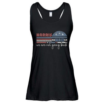 Harris Waltz 2024 Were Not Going Back Retro Ladies Essential Flowy Tank