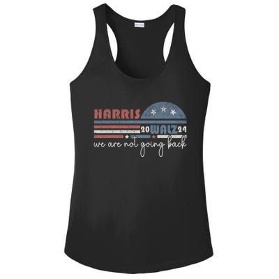 Harris Waltz 2024 Were Not Going Back Retro Ladies PosiCharge Competitor Racerback Tank