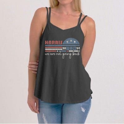 Harris Waltz 2024 Were Not Going Back Retro Women's Strappy Tank