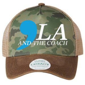 Harris Walz 2024 Comma La And The Coach Legacy Tie Dye Trucker Hat