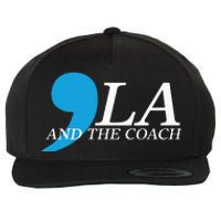 Harris Walz 2024 Comma La And The Coach Wool Snapback Cap