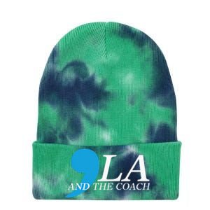 Harris Walz 2024 Comma La And The Coach Tie Dye 12in Knit Beanie