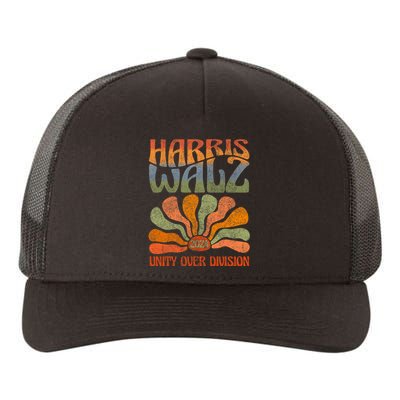 Harris Waltz 2024 Unity Over Division Harris Waltz 2024 Over Yupoong Adult 5-Panel Trucker Hat