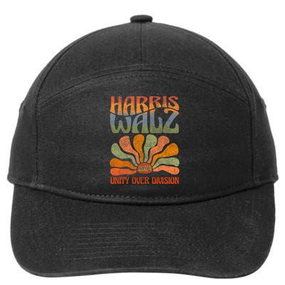 Harris Waltz 2024 Unity Over Division Harris Waltz 2024 Over 7-Panel Snapback Hat