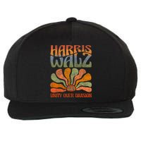 Harris Waltz 2024 Unity Over Division Harris Waltz 2024 Over Wool Snapback Cap